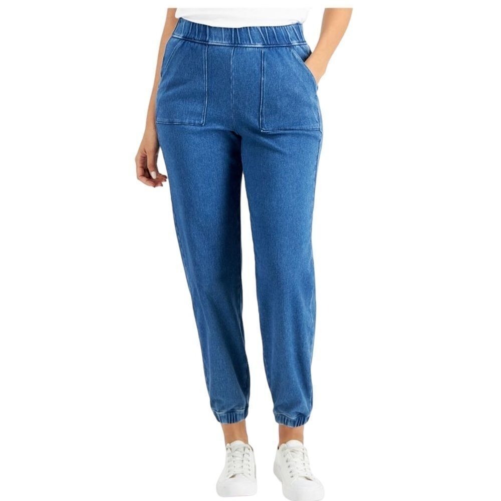 Charter Club denim joggers‎ size L Elastic Waist